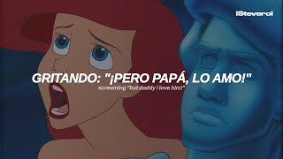 Taylor Swift  But Daddy I Love Him Español  Lyrics  The Little Mermaid [upl. by Nairad450]