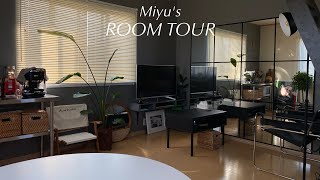 Room tour 9畳のシンプルな部屋  見せる収納。 [upl. by Saltzman]