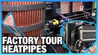 How Copper Heatpipes Are Made  China Factory Tour Cooler Master [upl. by Neile651]