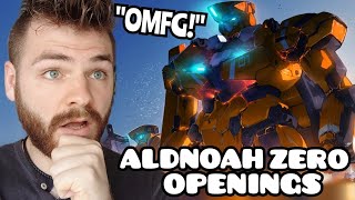 Reacting to quotALDNOAH ZERO Openings amp Endings 12quot  New Anime Fan [upl. by Minabe527]