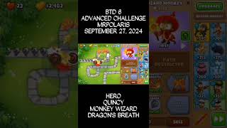 Bloons TD 6 Advanced Challenge September 27 2024 🐵 [upl. by Litha]