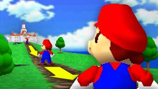 Mario 64 Speedrun but each star I step back [upl. by Nap]