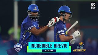 Incredible Dewald Brevis 66 off 32 Balls  PCvMICT  Betway SA20 [upl. by Joh]