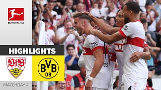 VfB FINISHES OFF Dortmund  VfB Stuttgart  Borussia Dortmund 51  Highlights  Matchday 4 [upl. by Chapell]