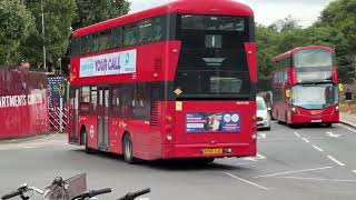 Londons Buses at Canada Water bus station 4th August 2023 [upl. by Salvadore]