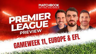 Football PREMIER LEAGUE GAMEWEEK 11 Europe amp EFL [upl. by Azile4]