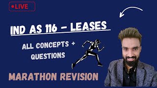 Ind As 116 Leases  Revision  All Concepts  Questions  CA Final FR  Pratik Jagati [upl. by Marih]