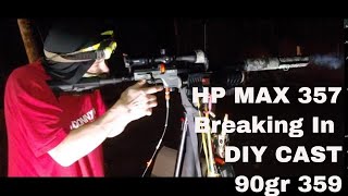 AEA 357 HP MAX 90gr RF FITS MAG SLUG AIR PISTOL 55yrd SS HOG hUNTER CAST for SALE BULLDOG 105gr [upl. by Enilehcim509]