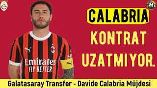 Galatasaray Transfer⚽️ Davide Calabria Galatasaray galatasaray calabria galatasaraysondakika [upl. by Anirdnajela]