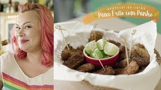 Peixe Frito com Panko  RECEITAS DE VERÃO [upl. by Bensen]