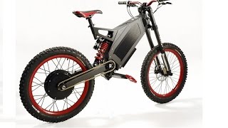 Stealth Bomber Electric Bike and Adaptto  120kmh [upl. by Allicerp]