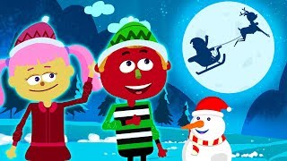 Jingles Bells Christmas Songs  Adventures of Len and Mini With Santa Claus [upl. by Fern6]