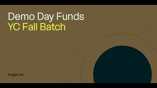 AngelList Demo Day Funds  Lead Introduction Webinar F24 [upl. by Tabitha]