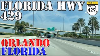 FL429 North  Orlando  Florida  4K Highway Drive [upl. by Lohse]