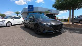 2021 Hyundai Elantra SEL  Portofino Gray  Gray Interior  1037066 [upl. by Anirehtak]