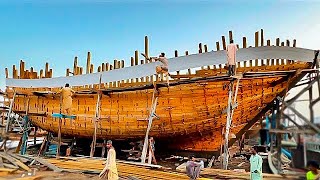 The Craftsman built a largescale Wooden Boat from Scratch  Boat Building Project [upl. by Htnicayh]