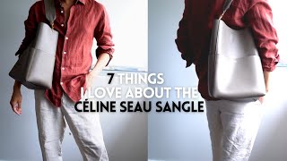 CÉLINE SEAU SANGLE REVIEW  7 THINGS I LOVE ABOUT IT  CONS [upl. by Outlaw]