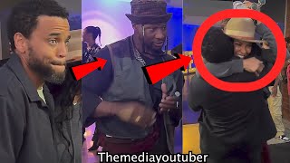 Michael Ealy EMBARRASSES Meagan Good Boyfriend Johnathan Majors GIVING INAPPROPRIATE HUG 😳 [upl. by Merissa]