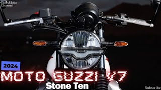 2024 Moto Guzzi V7 Stone Ten  Breaking Boundaries with Modern Classic Icon [upl. by Hehre]