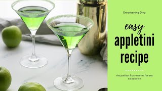 The Best Appletini Recipe [upl. by Daffi]