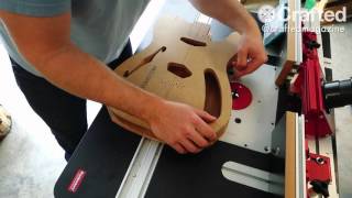 DIY Guitar Build Part 3 At The Router Table  Crafted Workshop [upl. by Ardnod]