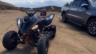 2023 Raptor 700r Wildomar ohv trail ride [upl. by Ahsinawt613]