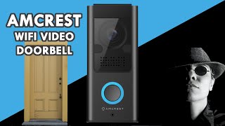 Amcrest Wifi Video DoorBell  Unboxing Setup amp Review [upl. by Acireed]