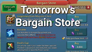 Lords Mobile  Tomorrows Bargain Store [upl. by Galan]