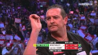 HD Dean Winstanley  9 Dart Finish  201213 PDC World Championships  wwwninedarterscouk [upl. by Elysia350]