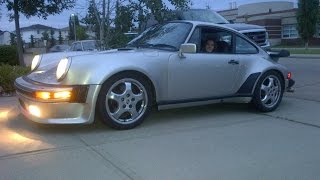 Porsche 911 Turbo 930 Track Race at Castrol Raceway [upl. by Ahsoj]