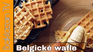 Wafle a waflovač  🧇🍓  ako urobit vafle recept na Belgicke Vafle  vaflovač Tefal [upl. by Dieball]