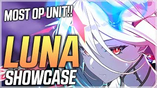 NEW MOON LUNA SHOWCASE MOST OP UNIT IN THE GAME  Epic Seven [upl. by Weaver487]