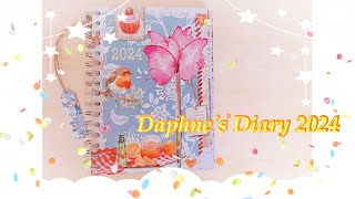 【紙物好き】Daphnes Diary 2024 [upl. by Enilegna]