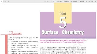 Surface Chemistry Part 1  Adsorption vs Absorption  physisorption amp chemisorption NCERT [upl. by Ploch808]