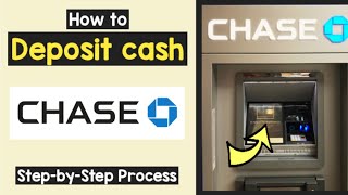 Chase Deposit Cash  Add money to your Chase Checking account  Deposit cash by Chase ATM [upl. by Lamaj]