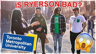 Interviewing Toronto Metropolitan University Students formerly known as Ryerson University [upl. by Masuh551]