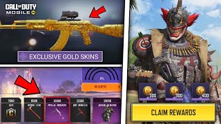 NEW Exclusive Gold Skins  Events  Lucky Draws  Free CP amp Mythic Redux Codm [upl. by Antony]