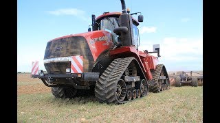 Case IH Quadtrac 620 au déchaumage dans la Vienne [upl. by Hutchison388]