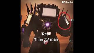 Titan tv man real or fake ☠️☠️💔💔❤️❤️ skibiditoilet edit trending titantv dafugboom shorts [upl. by Cosme]