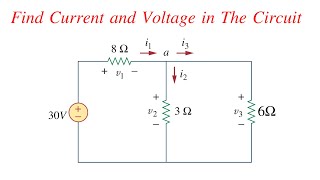 How To Find voltage Drops and Current  KCL  KVL  Circuit Analysis Solved Problem [upl. by Aihseit]