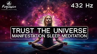 Trust The Universe Guided Sleep Meditation Attract Your Dreams Manifestation Meditation [upl. by Ehcsrop]