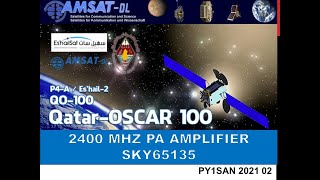 SKY65135 by PY1SAN  1 WATT AMPLIFIER FOR 2400 MHZ  QO100 [upl. by Edmanda]