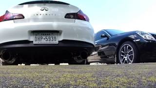 Infiniti G37 Sedan HKS HiPower Exhaust [upl. by Flossi]