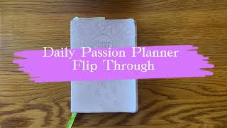 Daily planning flip through passion planner daily Q4 [upl. by Eedyak]