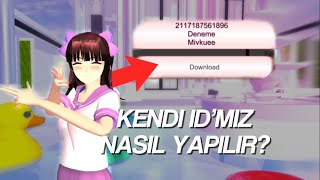 KENDI ID’MIZ NASIL YAPILIR TÜRKÇE  sakuraschoolsimulator [upl. by Petite]