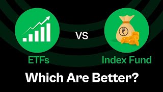 ETFs VS INDEX FUNDS ETFs और Index Funds [upl. by Alik]