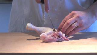 Deboning Chicken Leg [upl. by Stryker]