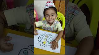 Drawing and colour Activity ✍🏻 NeelanshKidze drawing activity preschool kindergarten 2024 [upl. by Anauqahs49]