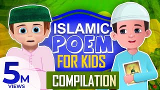 Islamic Poem Cartoons for Kids  Compilation  Morning Poem  Urdu Nursery Rhymes for Children [upl. by Eelegna]