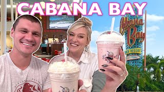 The BEST Universal Orlando Hotel Cabana Bay Review  Full Room Tour Shakes Shop Bowling Drinks [upl. by Naivaf]